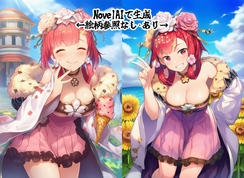 ウチの姫さまがいちばんカワイイ ウチ姫 コノハナサクヤ NovelAI キャラ参照 Character References